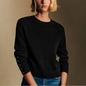 Sezane “Sami” Jumper / Sweater with Button Cuffs